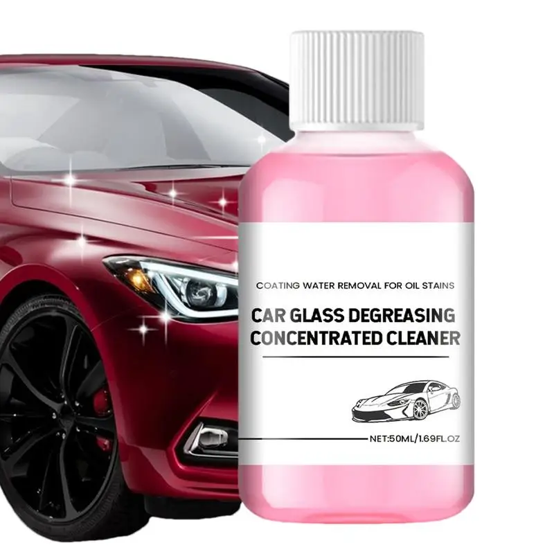 

Glass Cleaner For Cars Car Glass Degreasing Concentrated Cleaner 50ml Windshield Glass Cleaner Professional Glass Cleaner For