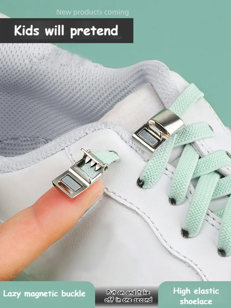 New Magnetic Without Screws Shoelaces Upgrade Elastic No Tie Shoe Laces Sneakers Laces Shoes Lazy Shoelace Lock Fits All Crowd