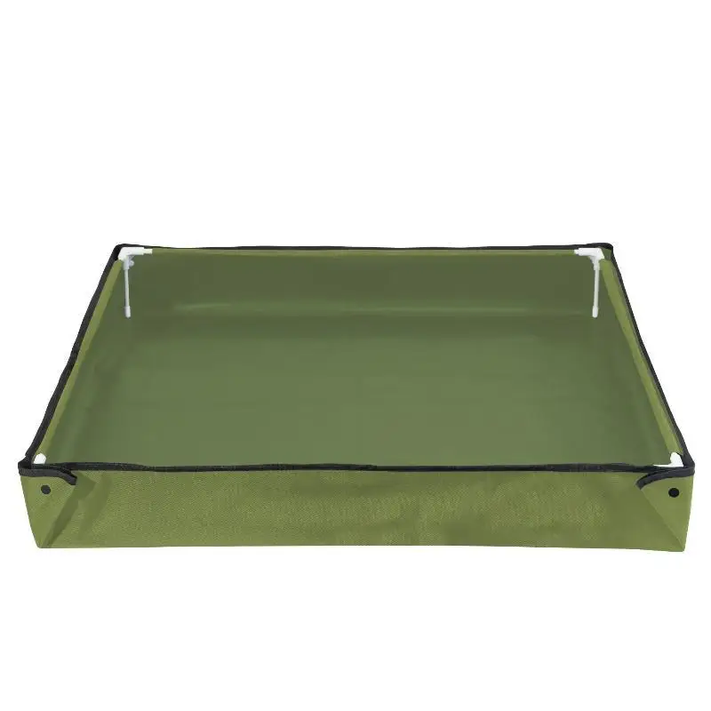 Foldable Portable Shower Pan Detachable Drain Pipe Multi-Purpose for Camping RV Outdoor Indoor Pet Bath Use