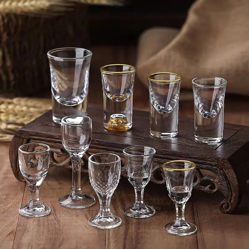 

6pcs Bar Sets Crystal Wine Glasses Brandy Snifters Creative Spirits Mini Cup Party Drinking Charming Shot Glasses Barware