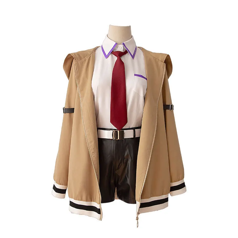 

Steins;Gate Cosplay Assistant Makise Kurisu Cosplay Costume Daily Uniform Anime Cosplay Costume