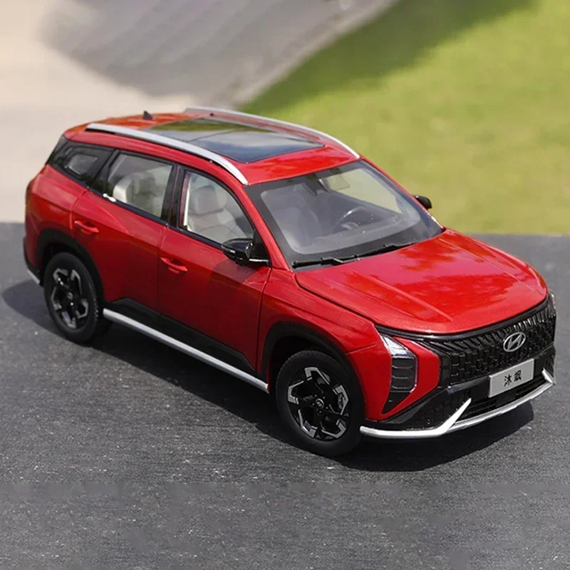 مقياس 1:18 دييكاست سبيكة هيونداي MUFASA IX35 ترقية SUV لعب السيارات نموذج كلاسيكي الكبار تحصيل هدية تذكارية عرض ثابت