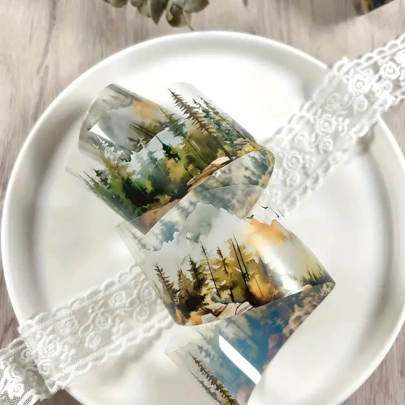 JIANQI 45mm*2m 1pcs/lot Decorative Adhesive tapes trail Scrapbooking DIY Scrapbooking Stickers