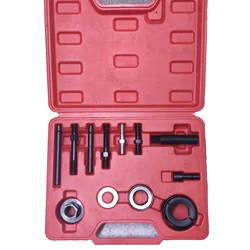 12pc Pulley Puller Remover Installer Set for GM Chrysler Ford Power Steering Alternators Hand-held Car Disassembly Tool