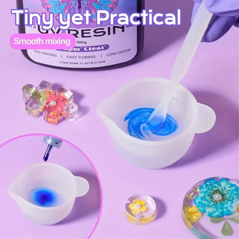 100g/200g UV Resin Ultraviolet Curing Epoxy Resin Crystal Clear Hard Epoxy Glue Sunlight Activated Resin for Diy Jewelry Making