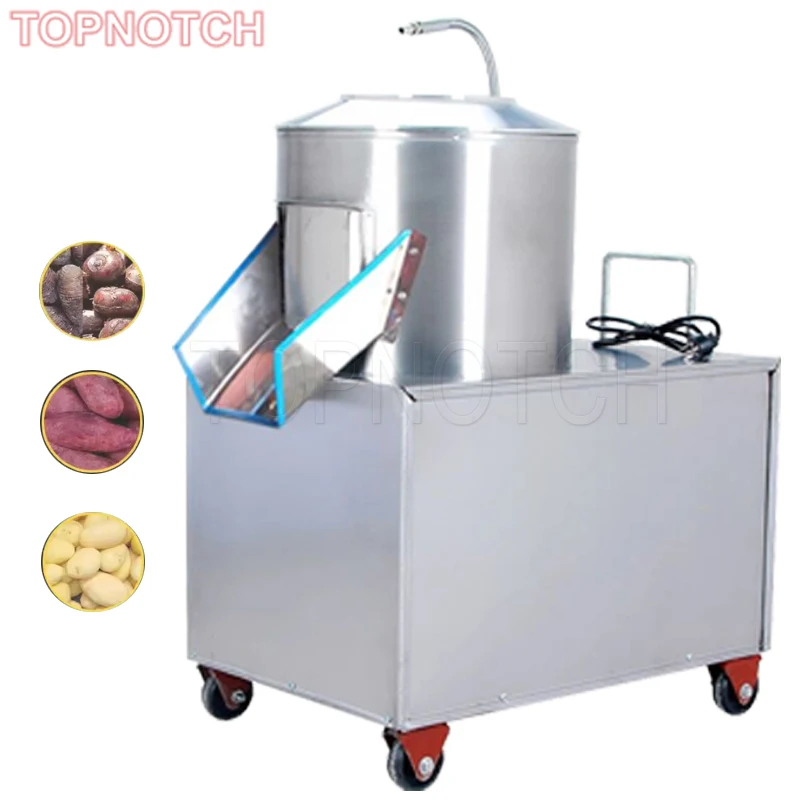 Automatic Onion Carrot Potato Ginger Washing Peeling Machine Cleaning Peeling Machine