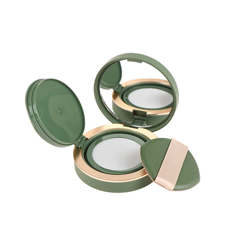 12g Empty Air Cushion Puff Box with Powder Sponge Mirror Portable Container for BB Cream Foundation Cosmetic Makeup Case