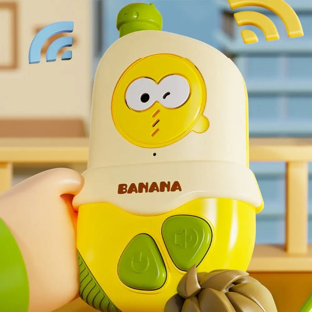 

2Pcs Banana Kids Walkie Talkie Toys Car Styling Cartoon Mini Handheld Walkie Talkie No Radiation Creative