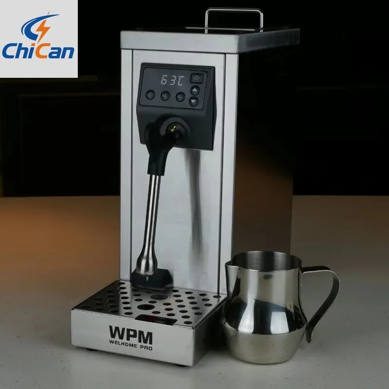 

【Hot】200-240VFully automat Professional milk steamer with temperature setting/stainless steel milk frother machine WPM WELHOME