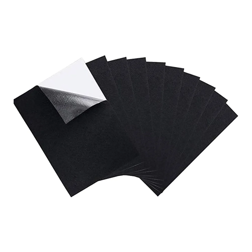 

10pcs Self-Adhesive Flocking Cloth Premium Display Pad For Counter Table Legs Photo Frames Anti-Slip Protection Handicraft