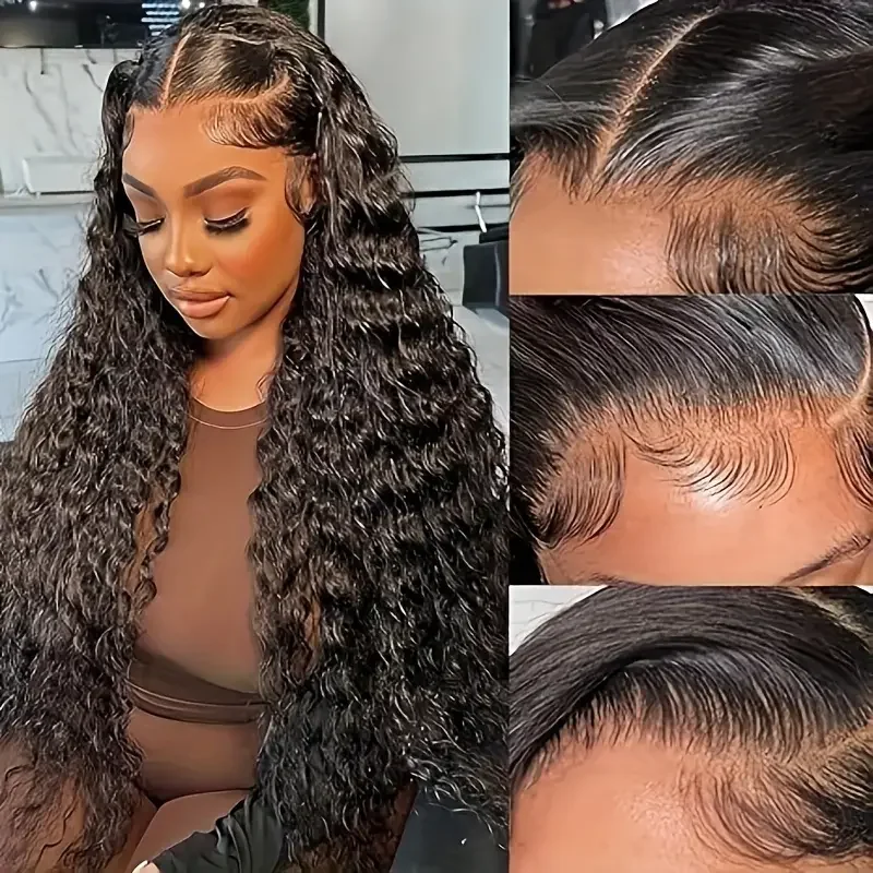 Water Wave Bundles Brazilian Hair Natural Weave Bundles Hair Extensions Human Hair Bundles For Women 1/3/4 pcs Deep Wave Curly