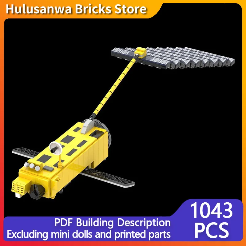 Observation Satellite Model MOC Building Bricks War Equipment Modular Technology Gifts Holiday Assemble Children Toys Suit