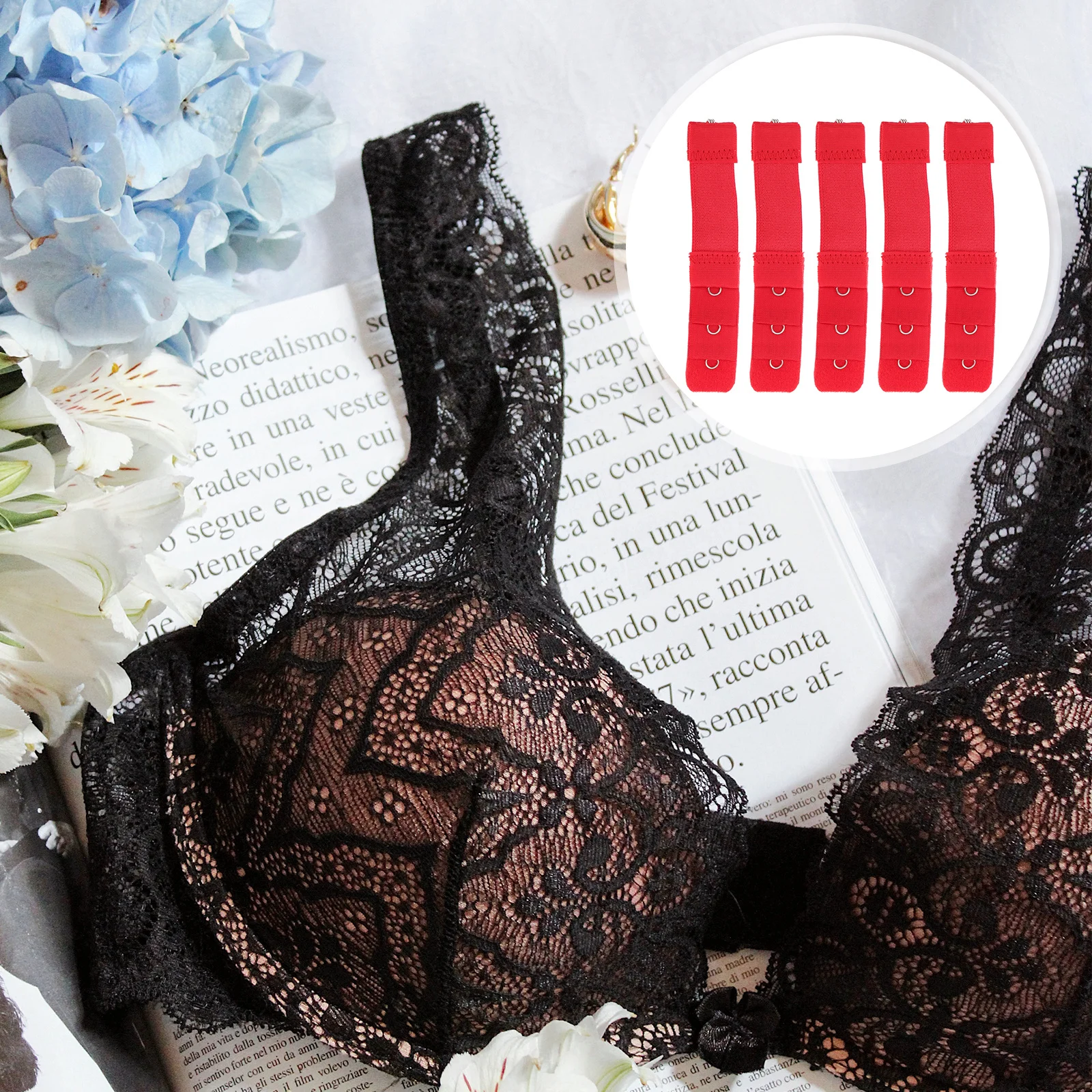 

20Pcs Stainless Steel Bra Extender Expandable Elastic Band 3 Rows 1 Hook Comfortable Extension for Tight Bras Women Underwear