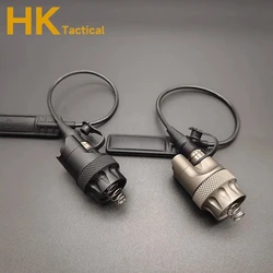 Accesorios de interruptor de linterna, interruptor de luz de explorador para Surefire PLH-V2, tapa trasera, M600, M300