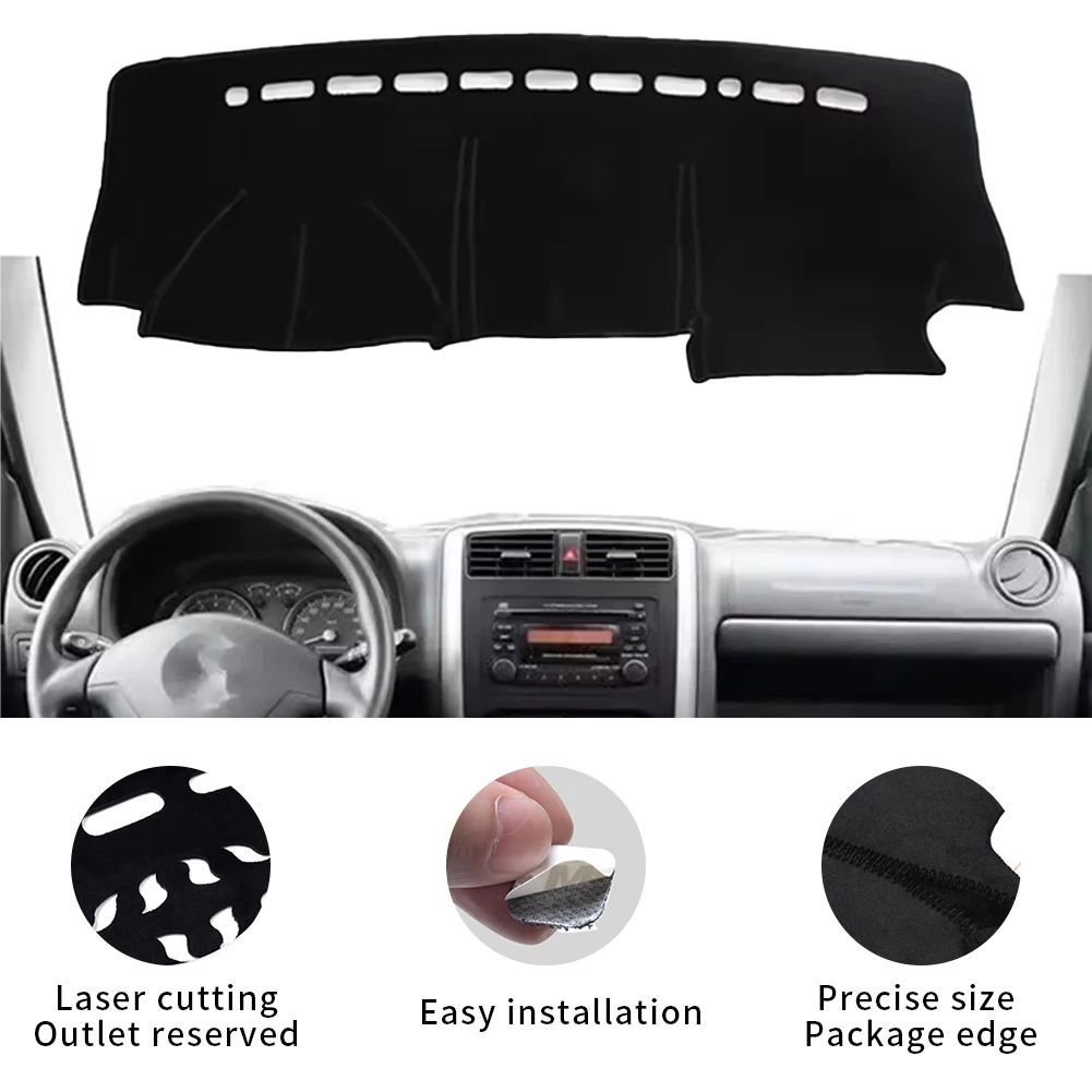 Car Dashboard Mat for Suzuki Jimny 1998-2015 2016 2017 2018 Sunshade Protective Carpet Dash Dashmat