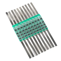 10Pcs Li-Ion Batteries Protection Board 1S BMS 5-6A PCB Protection Board Suitable for 3.7V BMS 18650 Lithium Battery