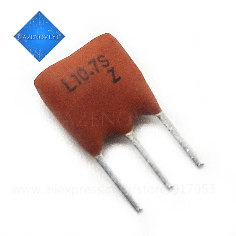 10 개/몫 10.7M 세라믹 필터 라인 LT10.7MA5 LT10.7MS2 LT10.7MS3 LT10.7MJ DIP-3 재고 있음