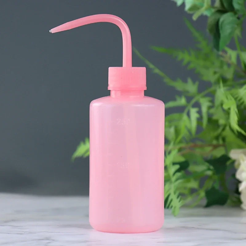 

250ML Eyelash Cleaning Bottle Elbow Cleaning Bottle Water Squeeze Dropper Squeeze Bottles Lash Bath Bottles Primer Kettle