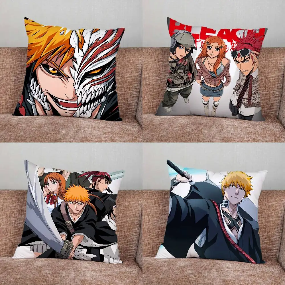 

Anime B-Bleach Pillow Case Pillowcase Home Sofa Cushions Car Cushions Pillowcover Office Pillowshell Pillow