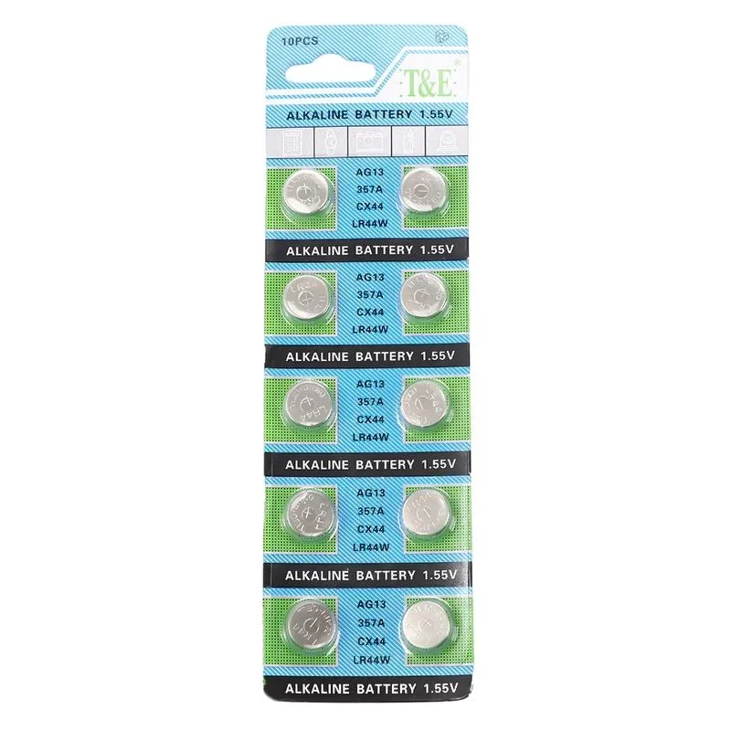 

10PCS AG7 AG8 AG9 AG10 AG11 AG12 AG13 Botton Battery 1.55V Alkaline Cell Coin Batteries For Watch Car Key Remote