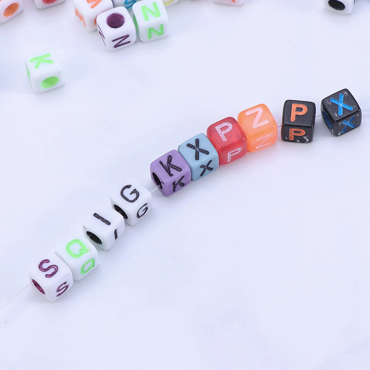 

1400pcs Alphabet For Jewelry Making Diy Letter Craft Supplies Necklace Bracelet Earrings Letters Acrylic Beads Loose