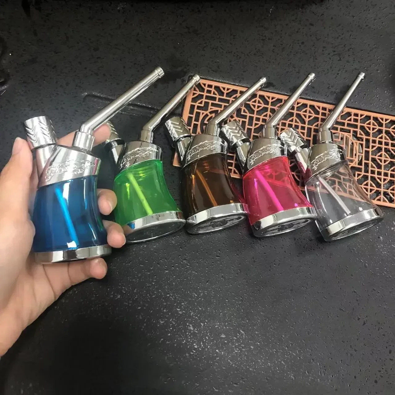 Heißer Verkauf Mikrofilter Multifunktions Pfeife Acryl Tragbare Shisha mundstücke Entfernen, zu Reinigen Reduzieren Teer Zigarette filter – Detail 5