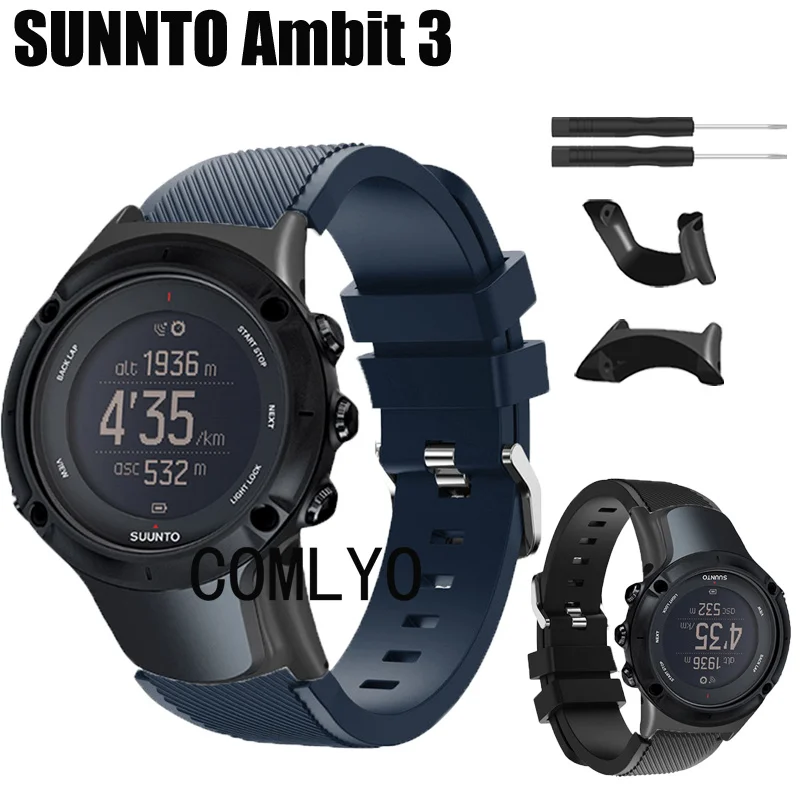 For SUUNTO Ambit 3 Sport Run Smart Watch Strap Band Silicone Replacement Bracelet Women men Belt