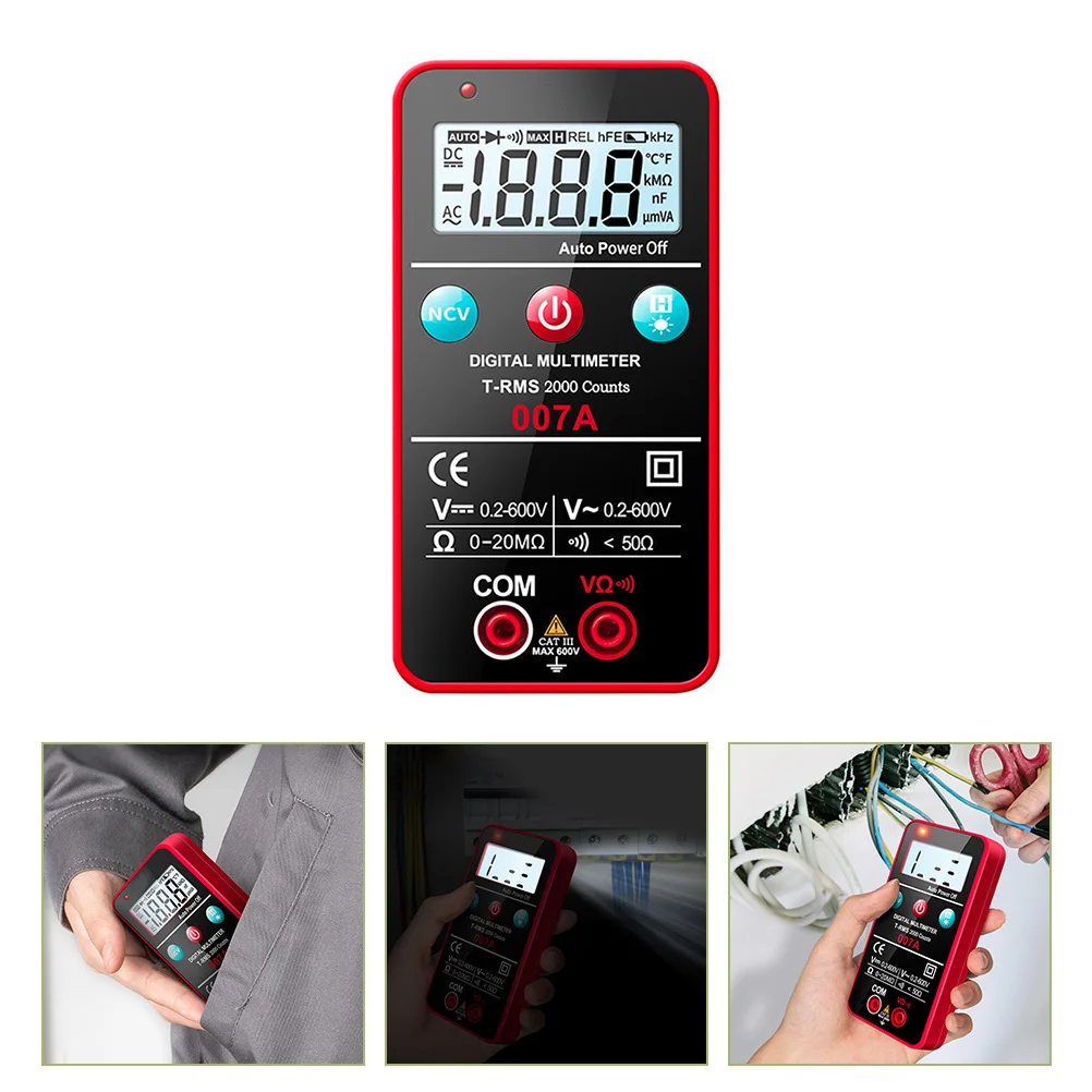 

Digital Multimeter Pen-Style Voltage Tester Backlit Led Alarm Dc Ac Current Resistance Continuity Diode