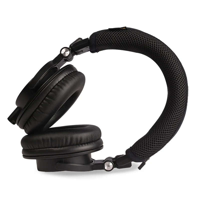 Headphone Zipper Head Beam Cover for Audio-Technica ATH-M50X M50X Breathable Mesh Cloth Protective Case Headset Headbeam