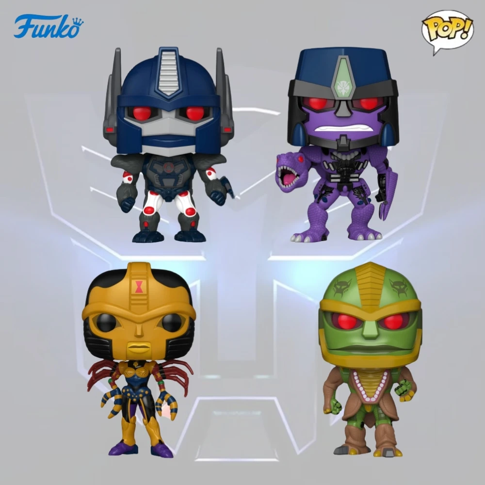Funko Pop Blackarachnia Megatron Optimus Primal Rhinox Toys Beast Wars: Transformers Figura Coleccionable Edición Limitada Juguete para Regalo