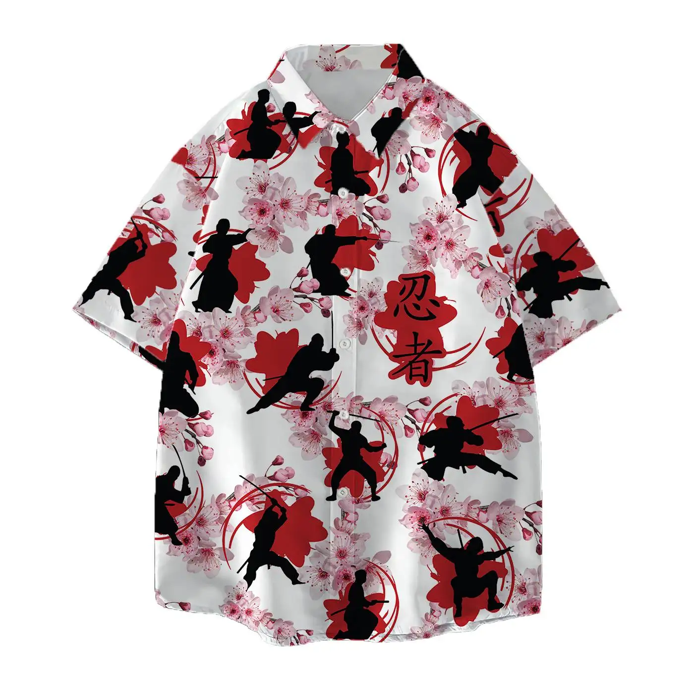 Jumeast Japan Samurai Ninja Men Hawaiian Shirts Bushido Women Aloha Shirt Japnese Fashion Streetwear New In Beach Blouse Clothes