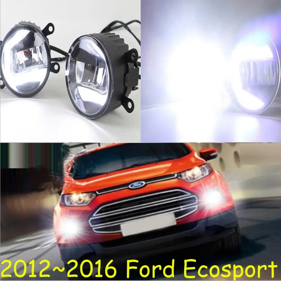 Car Bumper Lamp For Headlight Fusion Mondeo Daytime Light Swith ON/OFF LED Car Accessories Daylamp For Falcon Ecosport Fog Lamp