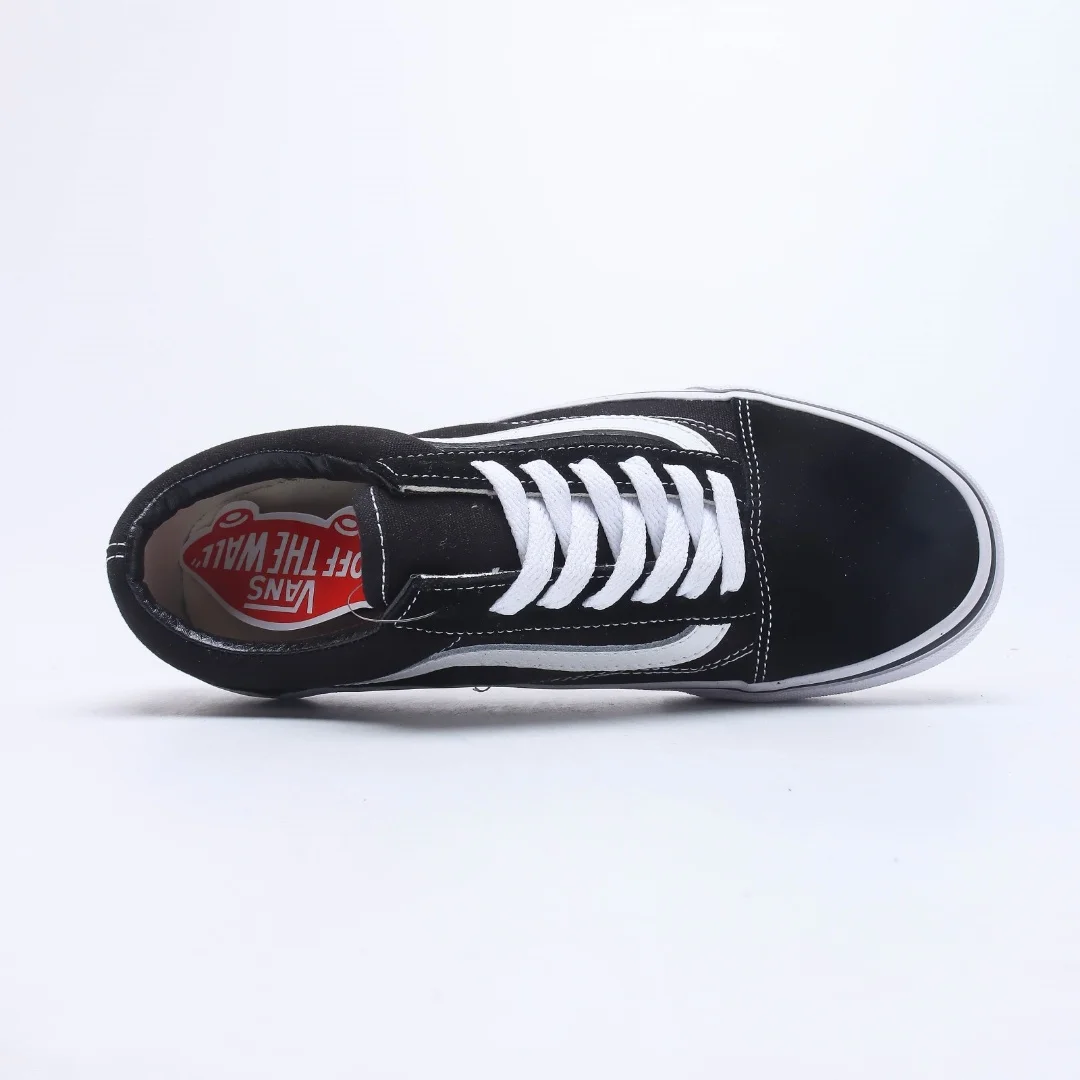 Vans Old Skool Black Shoes Original Men Women Sneakers Unisex Skateboarding Shoes Lace-Up Shoes Athletic Tenis Walking Shoes