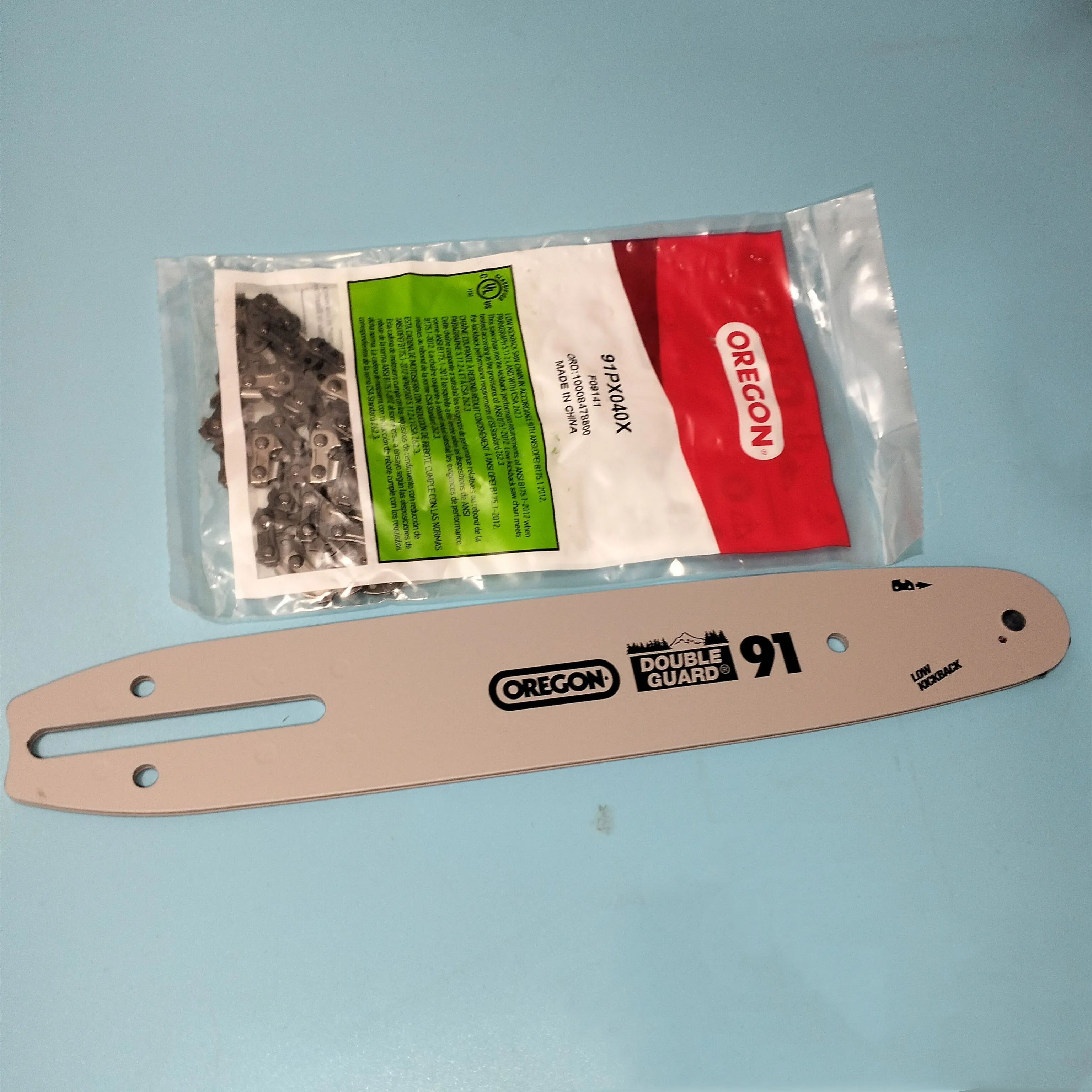 Oregon 518693 10in 25cm 40DL 3/8P Chainsaw Double Guard Bar Low