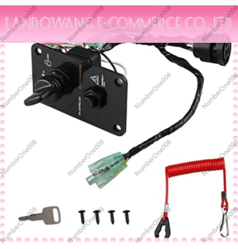 Outboard Ignition Switch Marine Start Key Panel 704-82570-08-00
