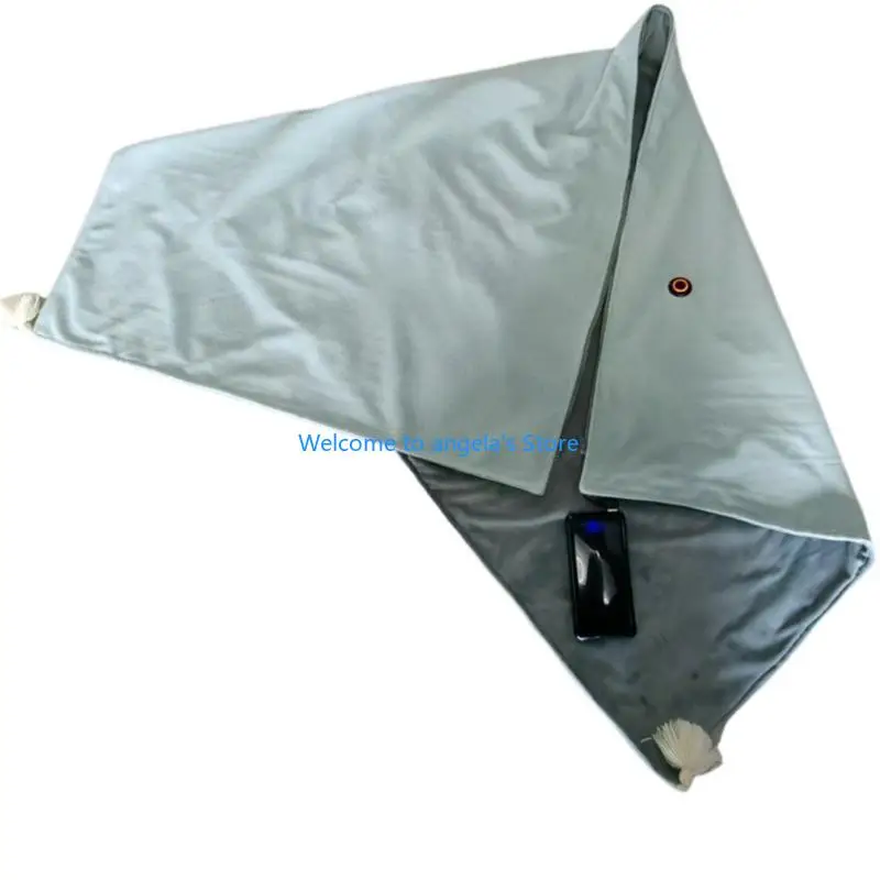

X4YC Plush Heated Wrap Blanket Fast Heating 3 Heating Setting Controller 39x31inch