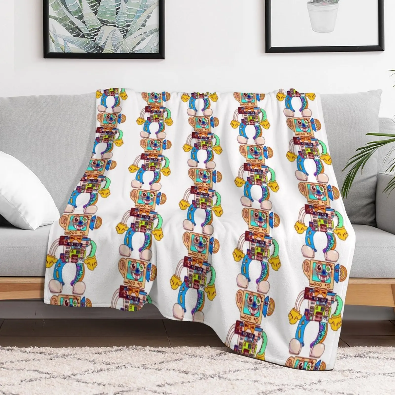 

Bear alpha rubber Throw Blanket Blankets For Bed Beach Hairy Blankets