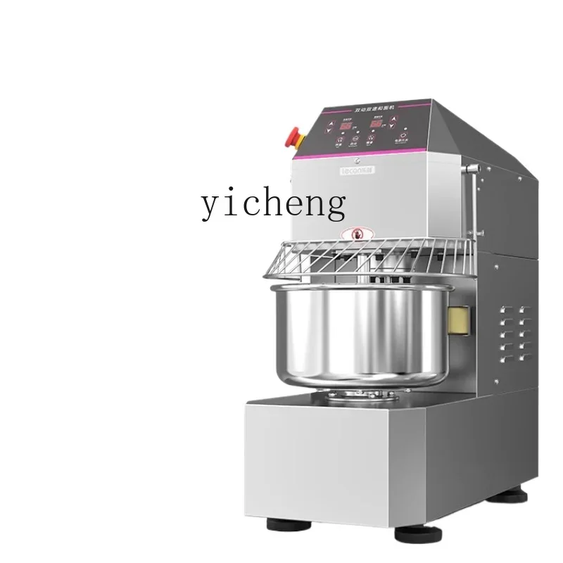 Flour-Mixing Machine Timing Commercial Double-Action Double-Speed Automatic Electric Dough Mixer Mixer