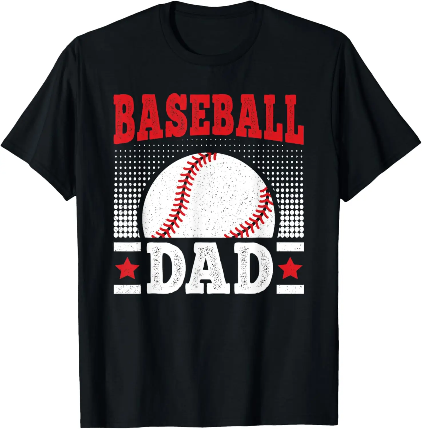 Baseball Dad Vintage Baseball Player Men T-Shirt