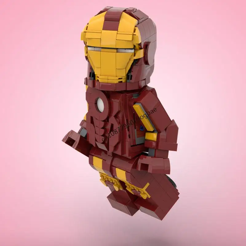 New 789Pcs Hot Famous Hero Movie Moc Iron Model Building Blocks Figure Diy Creative Ideas Kids Toys Birthday Christmas Gifts