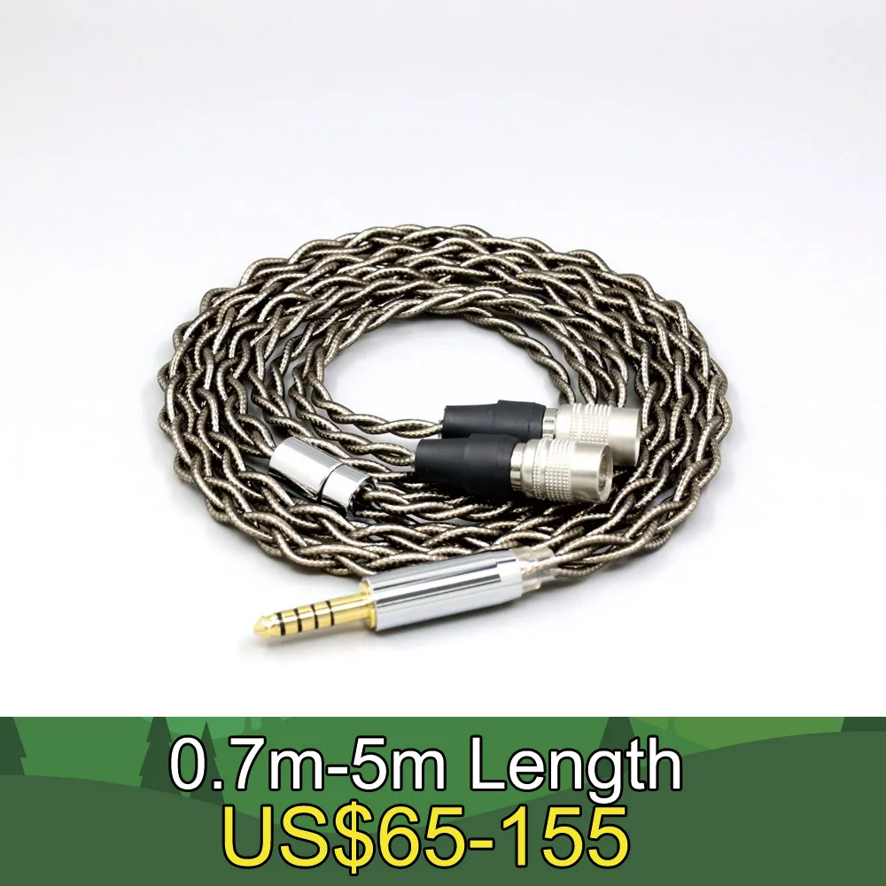 99% Pure Silver Palladium + Graphene Gold Earphone Shielding Cable For Mr Speakers Alpha Dog Ether C Flow Mad Dog AEON LN008215