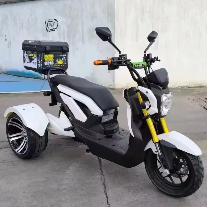 STROVAN Fast 1000W 1500W 60V Fashion Removable Battery Good Quality Powerful Three Wheels Electric Tricycle Scooter Trike