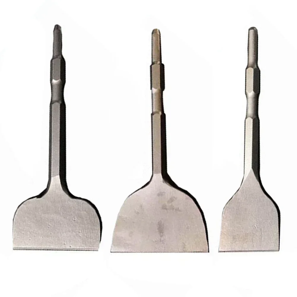 Hexagonal Handle Electric Hammer Drill Bit Slot Flat Chisel Masonry Impacts Drill Round Handle Tile Spade Impacts Drill Tools