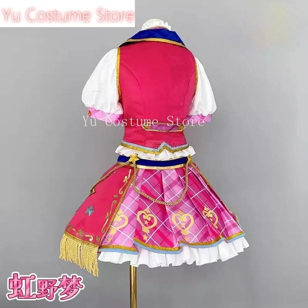 

Yu Costume Store Aikatsu Stars Cosplay Costume Nijino Yume School Gown Dress Up Idol Academy Uniform Girls Outfit