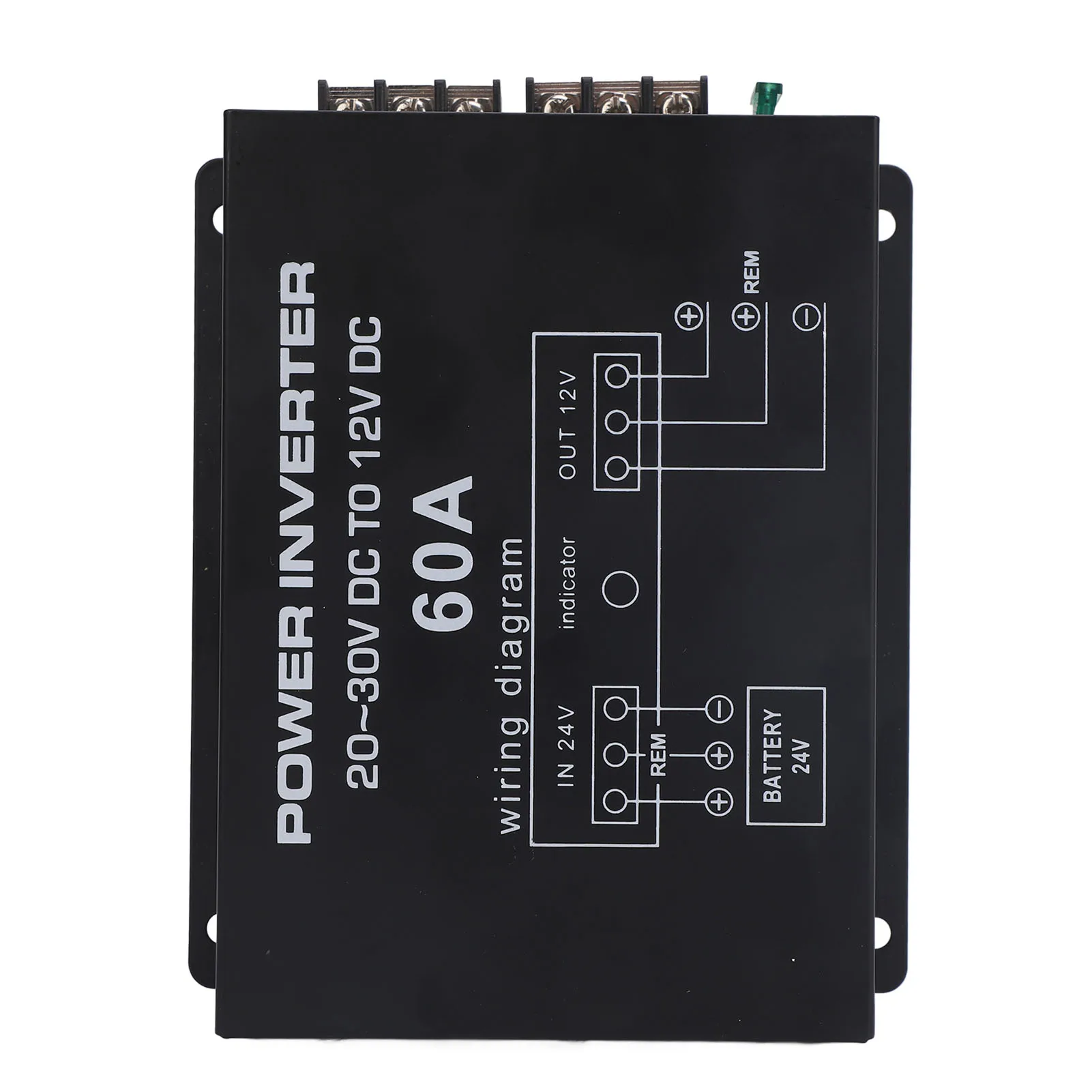 24V to 12V Step Down Converter Voltage Reducer Converter with Temperature Control for Cars Trucks RVS SUVs Buses