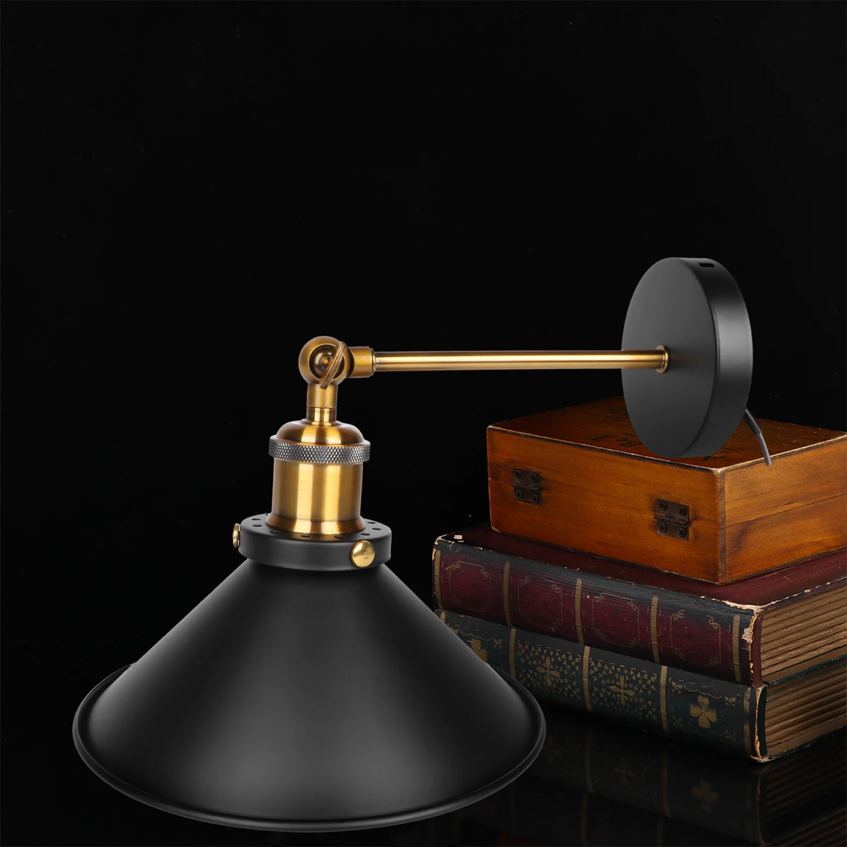 

Stair Light Lamp Vintage Lights Sconce Metal Shade E27 Bedroom Living Wall Lamp Room Lighting Decor
