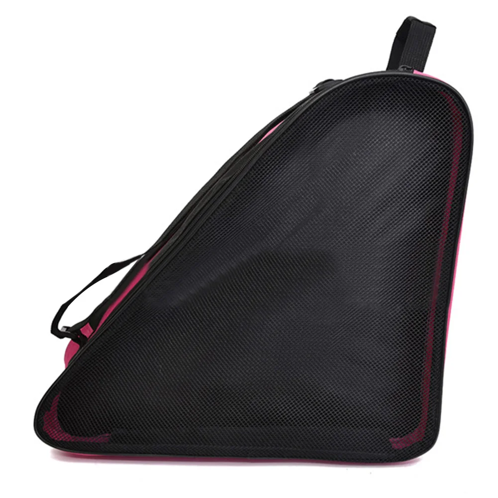 

Kids Roller Skating Bag Breathable Thicken Skates Storage Bag with Sides Mesh Pockets Skating Shoes Bag Single Shoulder/Handheld
