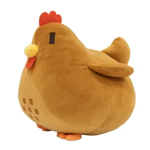 Valley Chicken Kissen für Kinder Plüschspielzeug, Cartoon Plüsch Weihnachtsgeburtstagsgeschenk 20 cm 8 Hauptverkäufe Plucia buba - №8