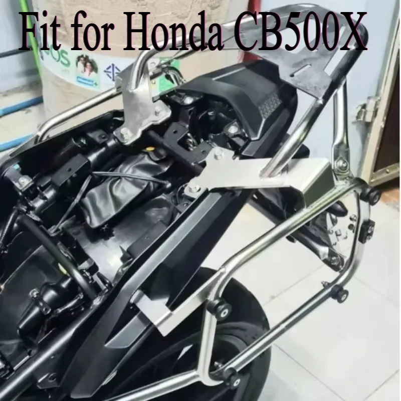 Motorcycle Side Box Bracket and Tail Box Frame Quick Release Shelf Tail Frame Side Frame for Honda CB500x CB 500x