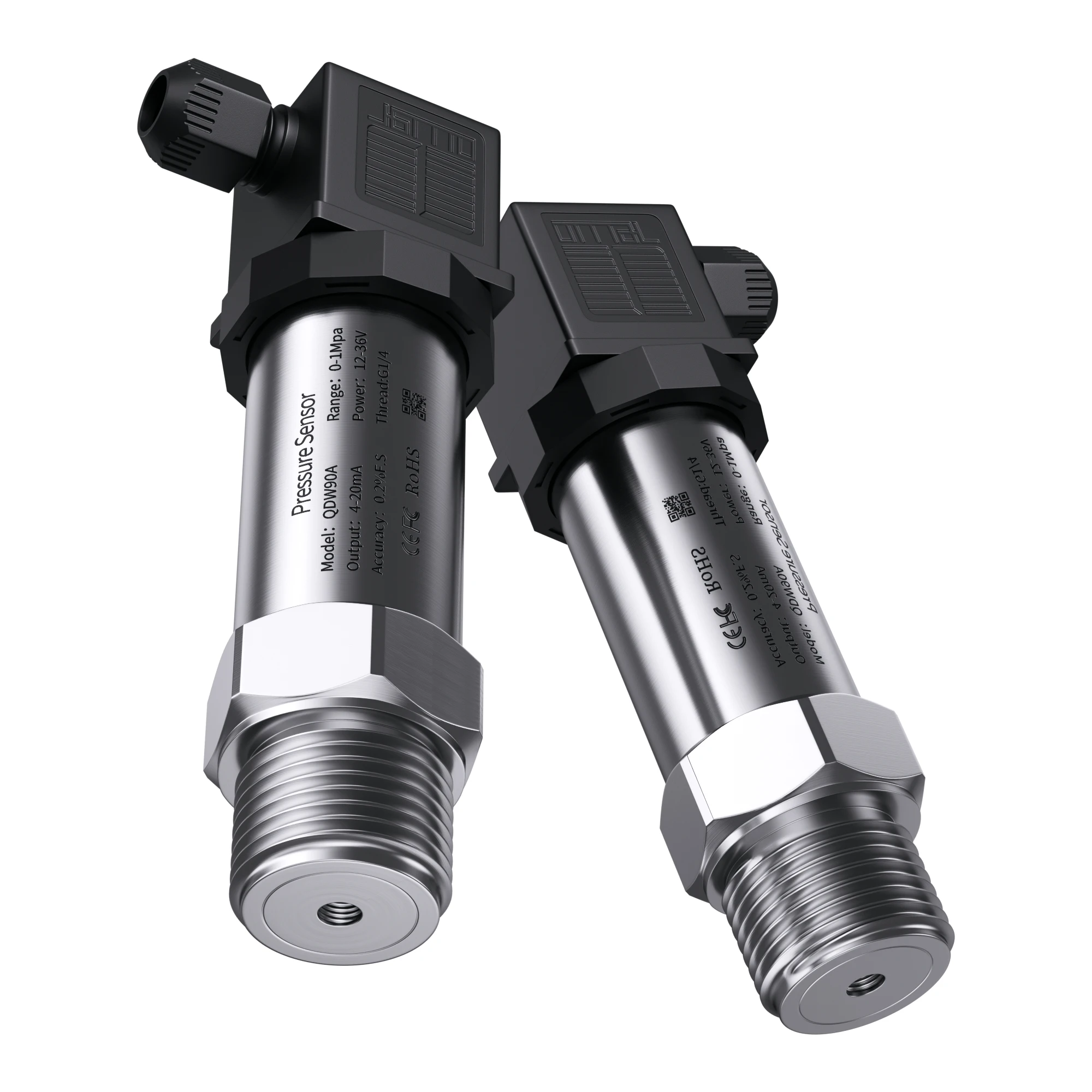 Transmisor de presión RS485 0-10V 0-5V 4-20mA 0-400bar 0-600bar Sensor de presión transductor NPT1/4 transmisor de presión de aire y agua